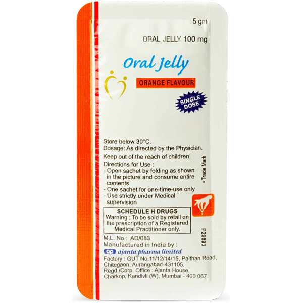 Oral Jelly Orange 100mg